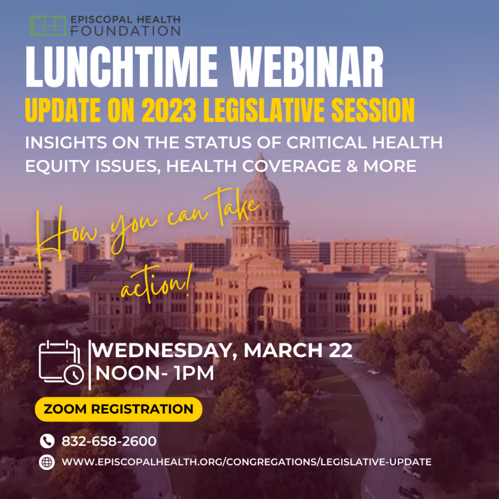 Legislative Update Episcopal Health Foundation